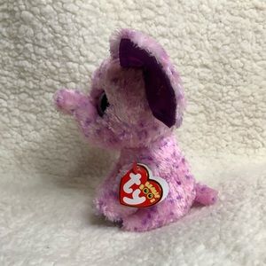 Ty Silk Beanie Boo 6 inch Eva Pink Elephant w Tags Plush Stuffed Animal Toy
